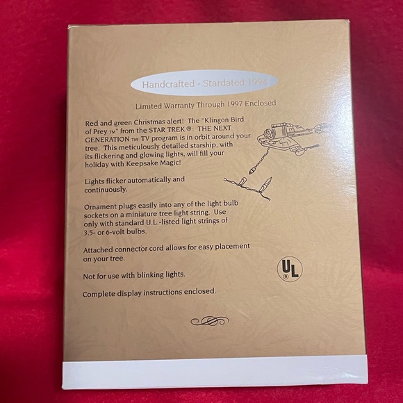 Star Trek Klingon Bird of Prey Hallmark Ornament - Picture 12 of 12